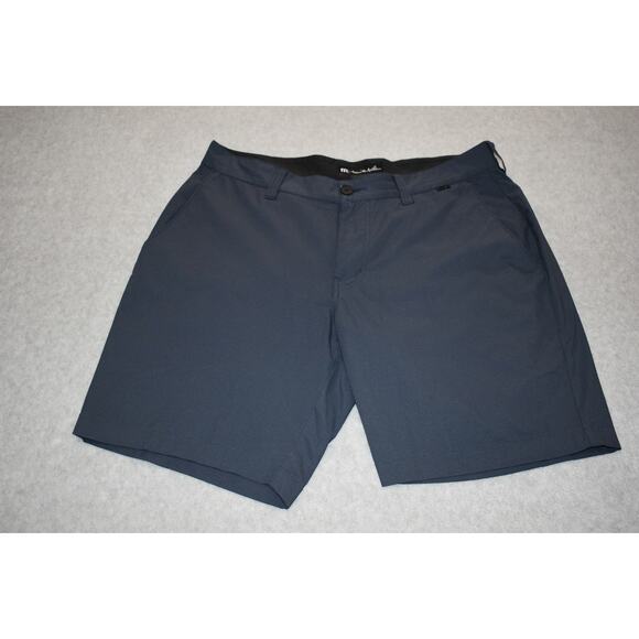 Travis Mathew Golf Shorts Mens Size 34 Wicking Performance 8" Inseam Blue - Picture 1 of 6